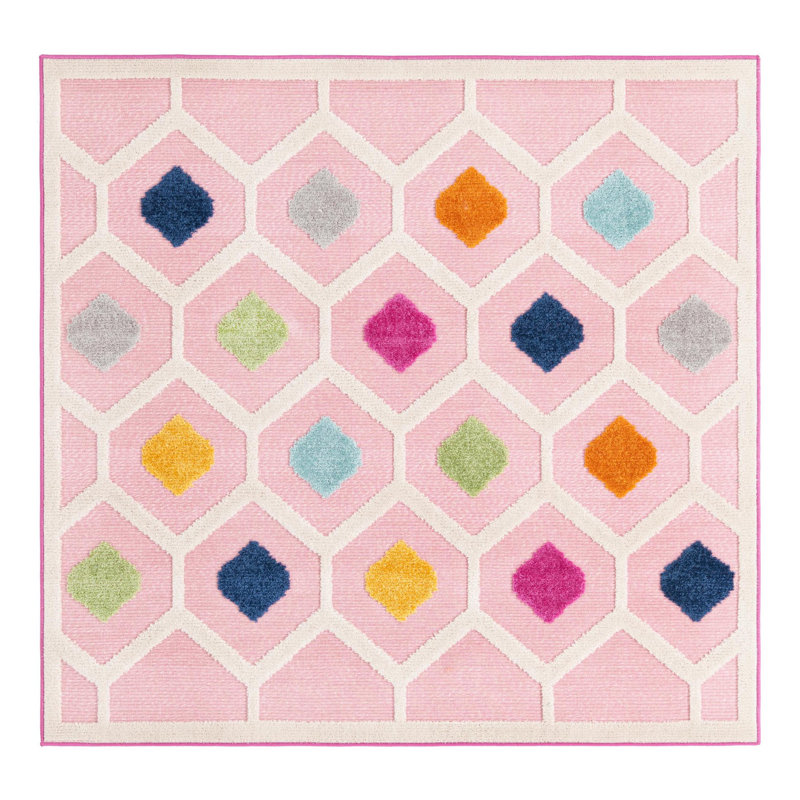Noord Aruba Indoor/Outdoor Rug, Square 5'3"