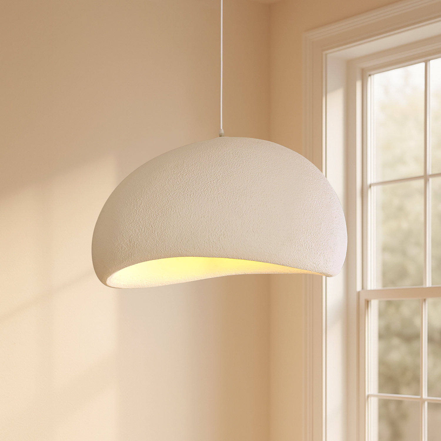Jimyah Single Light Pendant, 60" H x 19.68" W x 14.56" D