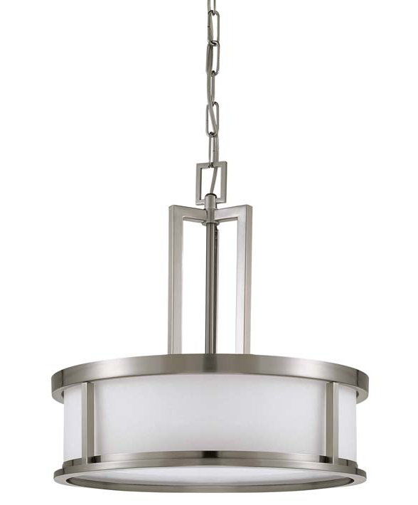 Floyd 4 - Light Unique/Statement Pendant, No, Brushed Nickel