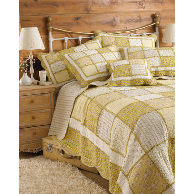 Inga Cotton Patchwork Bedspread