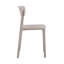 Chaise d'appoint de patio empilable Vowa-101122127