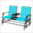 Outdoor Glider Bench With Center Table