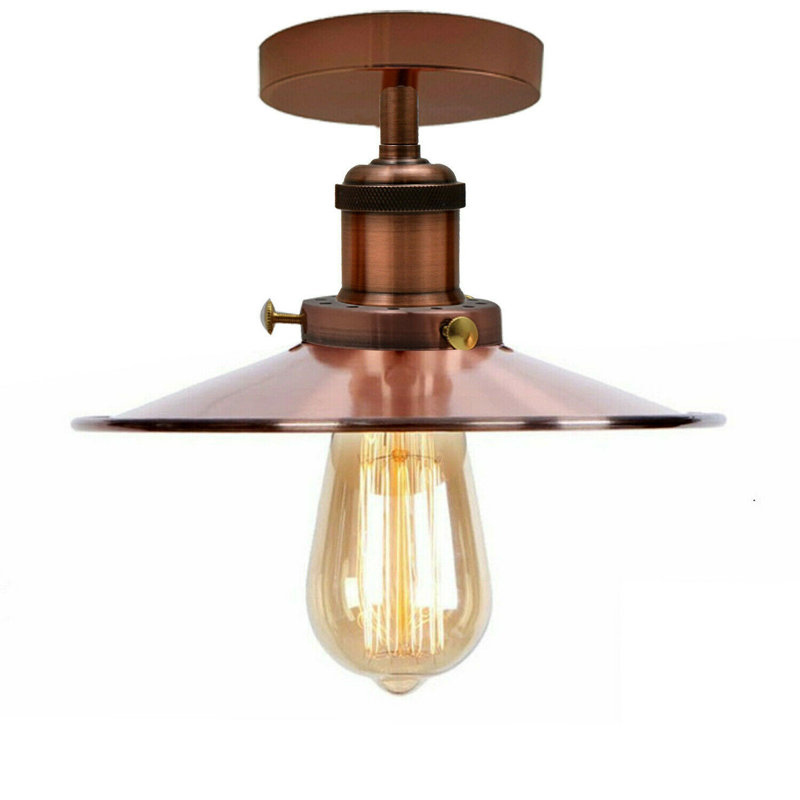 Brenna Semi Flush Mount, Copper