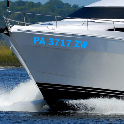 Adhésif décoratif bateau