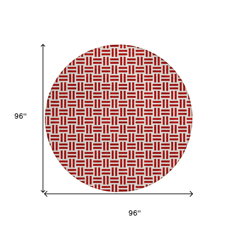 Tapis rond 8 po