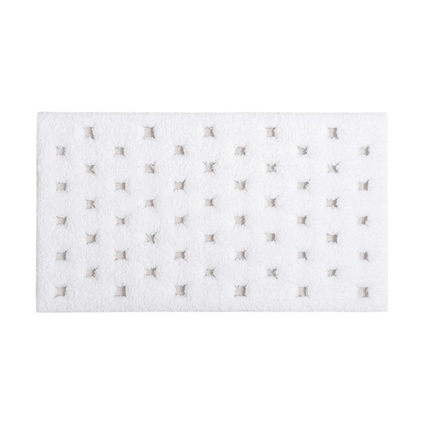 Pine Cone Hill Modesto White Bath Rug