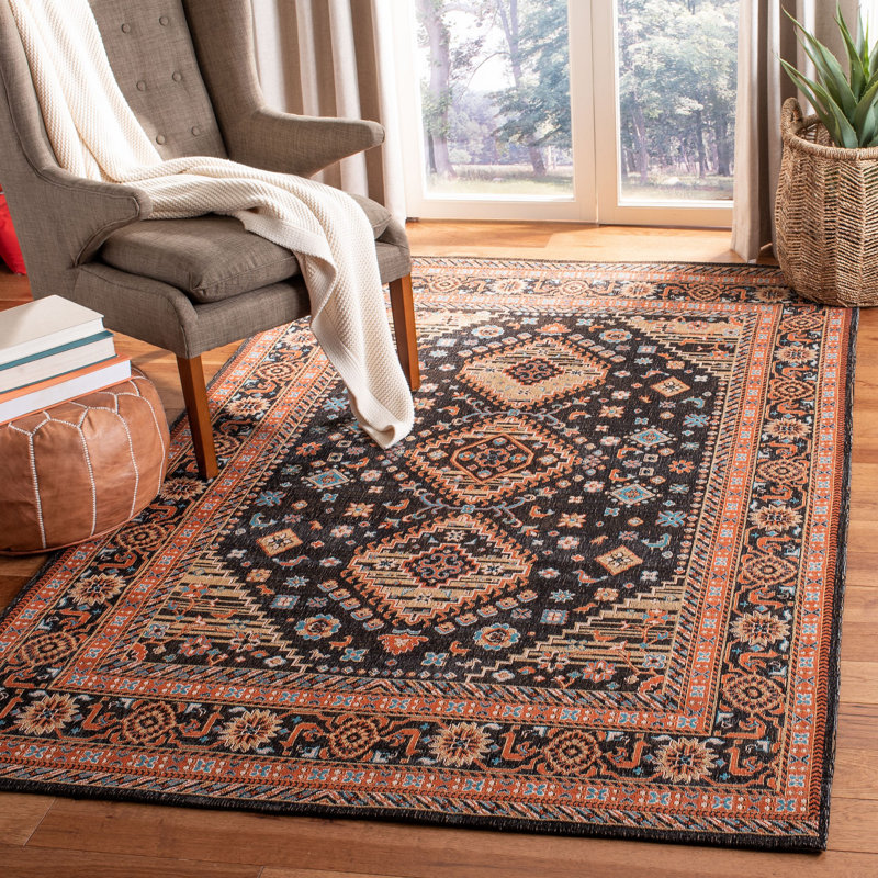 Campuzano Classic Vintage Performance Oriental Rug, Rectangle 5' x 8'