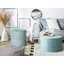 Horton 47cm Wide Round Solid Colour Pouffe Ottoman-1103820627
