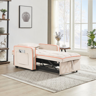 Three-In-One Sofa Bed Chair Folding Sofa Bed Adjustable Back Into A Sofa Recliner Single Bed