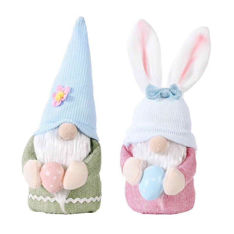 Ensemble de 2 gnomes avec œufs