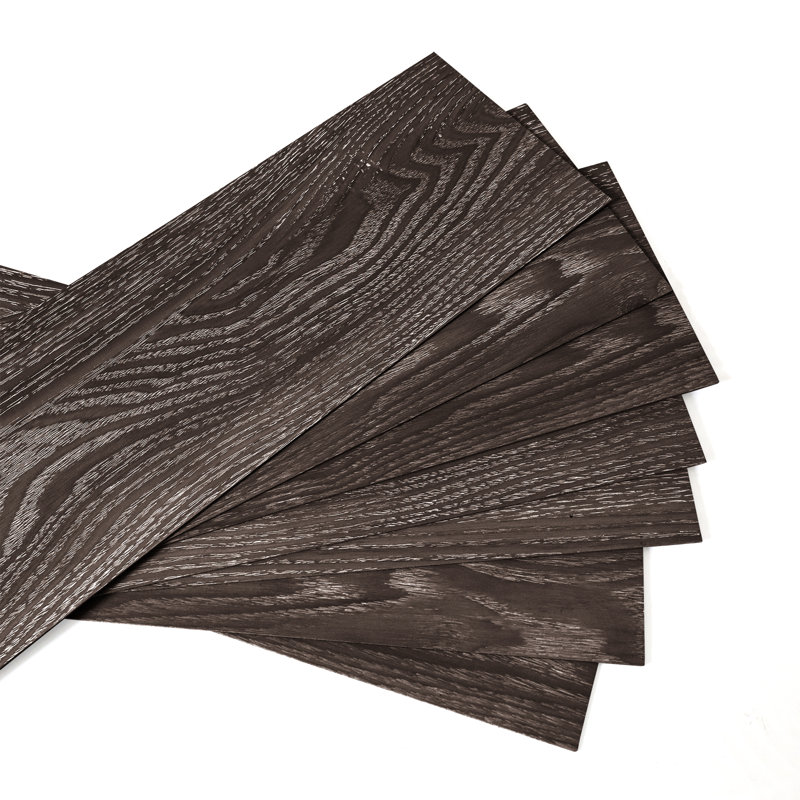 20 PC 6inch * 36inch PVC grain de bois auto-adhésif de type facile à utiliser convenant aux planchers de maison, Espresso