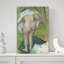 Jeune femme s'habillant, 1885, estampe d'art mural abstrait contemporain impressionniste-1803244668
