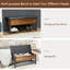 4 Pair Shoe Storage Bench