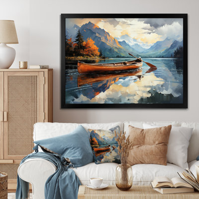 " Canada Mountain Lake Reflections II "