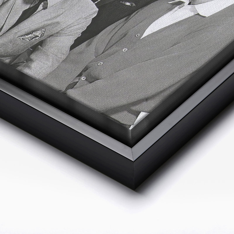 The Rat Pack No2, Cadre noir, Canevas, H 18 po x l 24 po