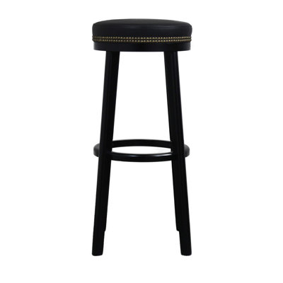 Victoria Upholstered Counter Stool with Solid Wood Frame