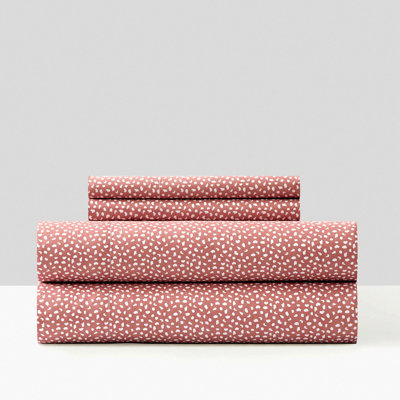 Herringbone Dream 4-Piece Sheet Set - Super Soft Graphic Design - Includes Flat, Fitted Sheet, 2 Pillowcases - Cozy Bedding Collection
