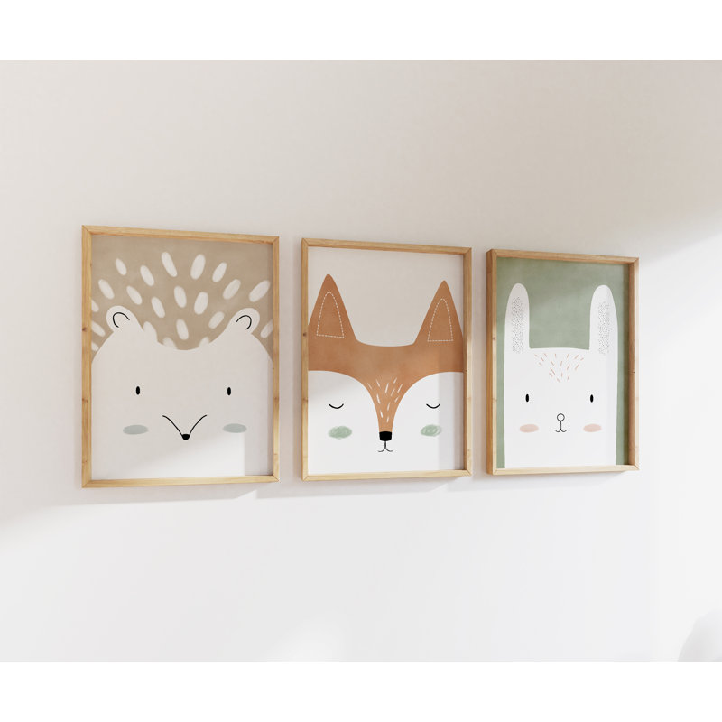 Ensemble de reproduction d'art Woodland - impressions sans cadre, H 18 po x l 14 po