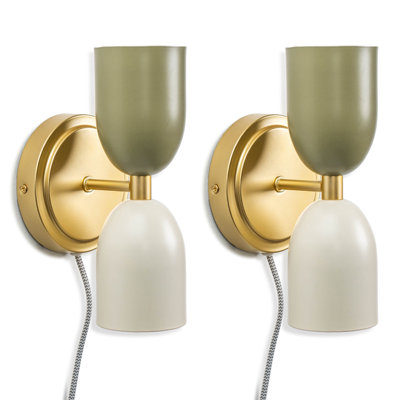 Gerken Plug-in Armed Sconce
