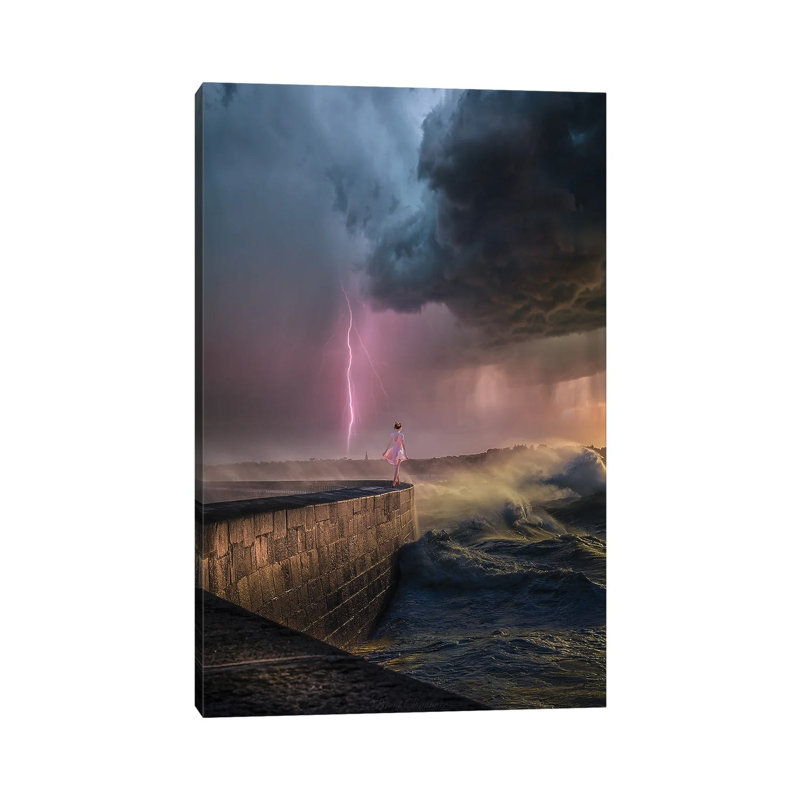 Latham Waves by Brent Shavnore - Wrapped Canvas Gallery-Wrapped Canvas Giclée, 20.32 cm H x 30.48 cm W