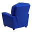 Contemporary Kids Recliner with Cup Holder-1550057884