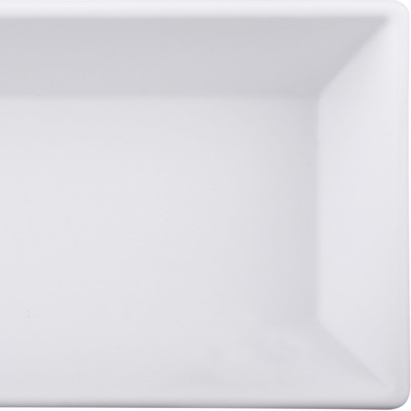 Elite Global Solutions Zen Rectangle Melamine 6 Piece Ramekin / Soufflé Dish Bakeware Set, White