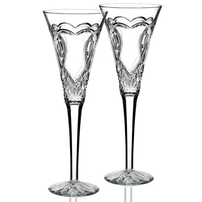 Wedding Toasting Flute 7floz, Set of 2