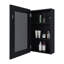 Pharmacie avec miroir inclus Parks, noir-1151510224