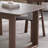 Gray + Nut-brown Rectangular Sintered Stone + Solid Wood Dining Table-2065431489
