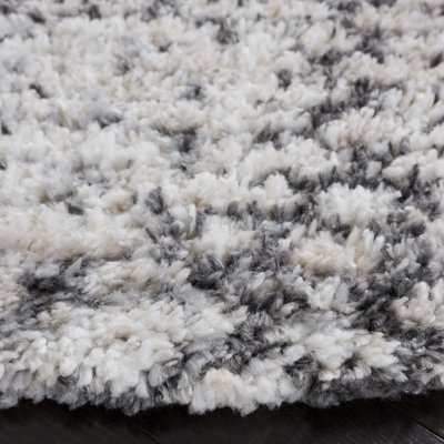 Mena Abstract Gray/Ivory Area Rug