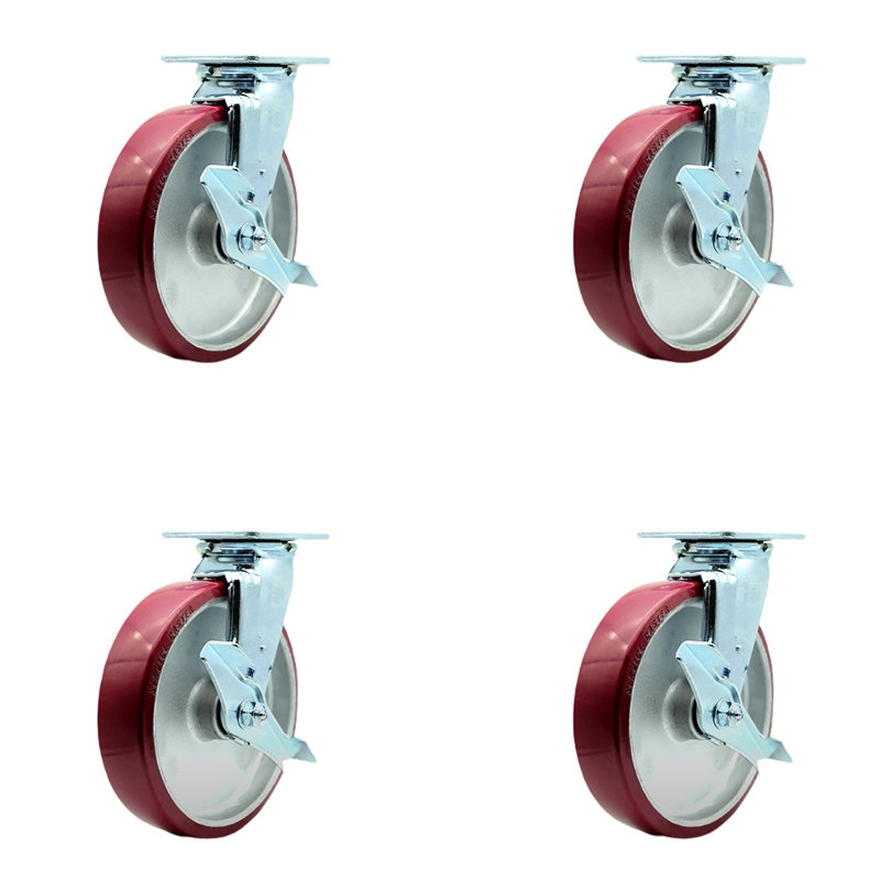 Poly sur roulettes en aluminium