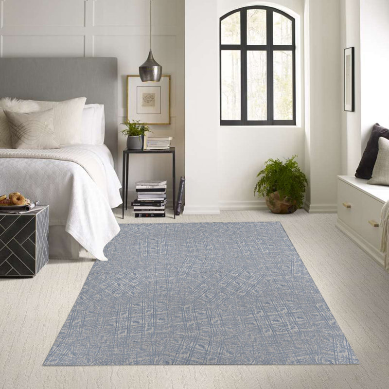 Geometric Indoor / Outdoor Rug, Rectangle 2' x 3'