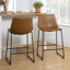 Tabouret de bar / de comptoir en similicuir Oconnor-2120724904-2120724909
