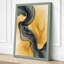 Flowing Forms Japandi - Wrapped Canvas-1370735948-1370735951