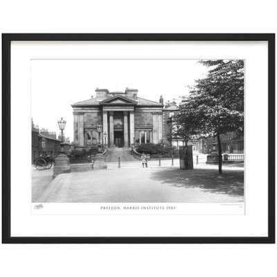 Preston, Harris Institute 1903 - Single Picture Frame Print