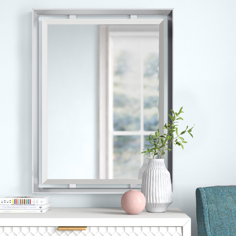 Calena Metal Flat Wall Mirror
