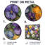 «Wild Pansy Patch At The Farm II», reproduction d'art en métal traditionnelle, pensées murales en métal-1708116692