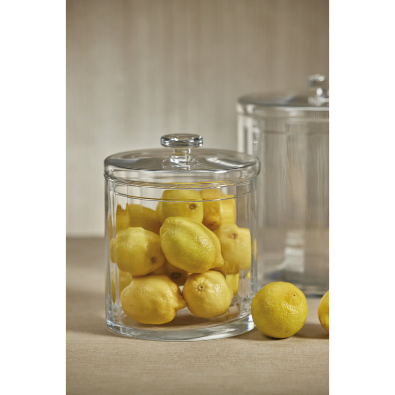 Bonbonnière en verre optique Blendon, H 9,25 po x l 7,75 po x P 7,75 po