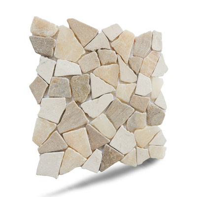Montana 11.4" x 11.4" Natural Stone Random Mosaic Wall & Floor Tile