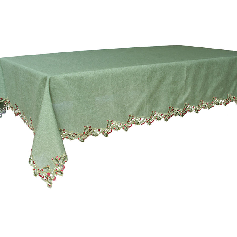 Nappe Holiday, L 84 po x l 60 po, Vert