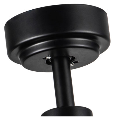Ventilateur de plafond 60 po en bois massif d'acajou rétro avec lumière et télécommande, silencieux, à intensité variable, 3 CCT, réversible à 6 vitesses, ventilateurs de plafond CC silencieux pour une utilisation intérieure ou extérieure couverte, homologué ETL