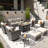 GRS Premium All-Weather Wicker 9 - Person Patio Conversation Sets with Cushions-111065718-111065721