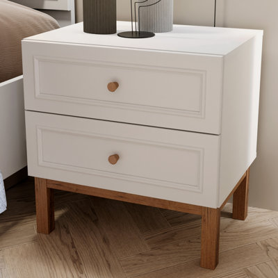 Silvino 55.2cm W Manufactured Wood Bedside Table