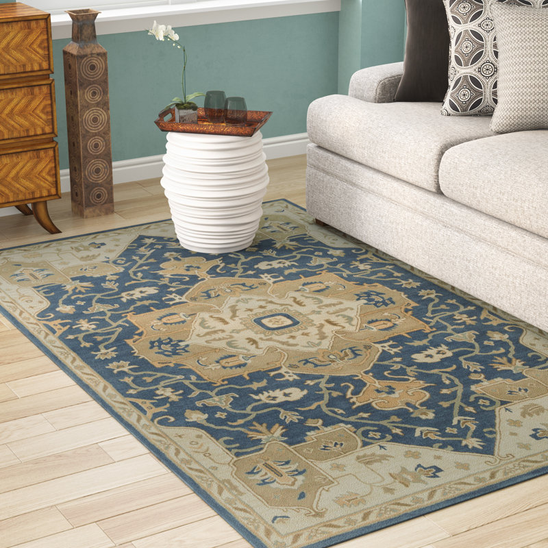 BuckHill Hand Tufted Wool Oriental Indoor Rug, Rectangle 12' x 15'