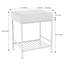 Tabouret carré en cuir-1647923163