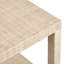 Montrail Raffia Square End Table