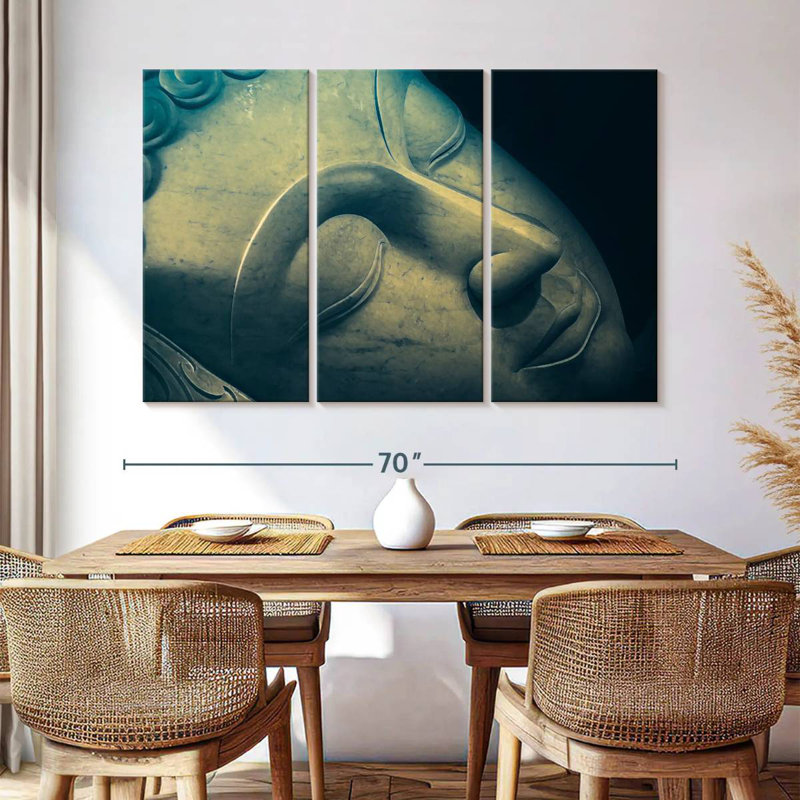 Adella Detailed Sleeping Buddha, 42" H x 65" W