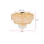 Plafonnier encastré simple 4 lumières 16 po Stoltz-32478622-32478620