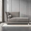 Chaise longue simple à dossier haut en bois massif-104246828-104246830
