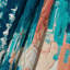 Tapisserie murale «Coastal Beach Pixels»-133643252